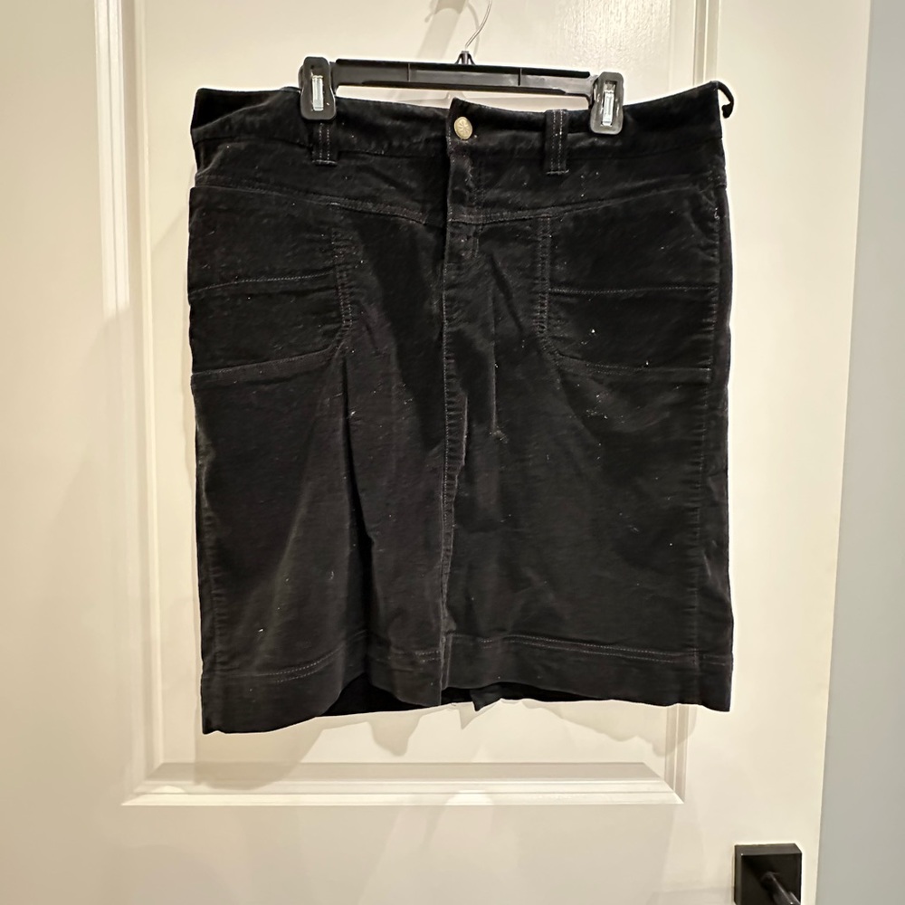 Athleta 14 Tall Excellent Velvet Hiking Skirt Apres Ski Cute!